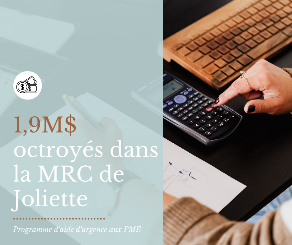 1,9 million $ aux entreprises de la MRC de Joliette